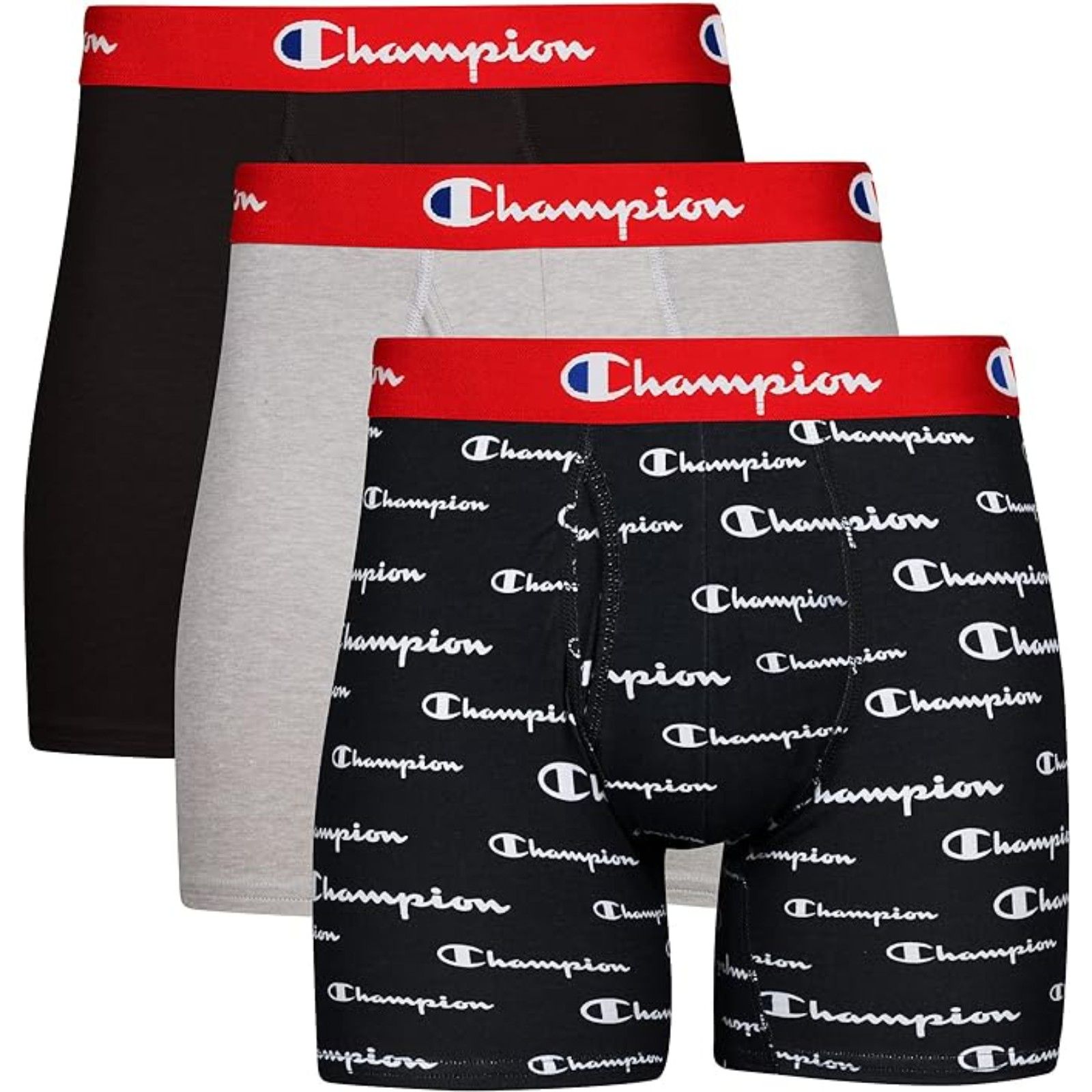 Champion Men's Boxer Briefs, Every Day Comfort Stretch Cotton Size: Small (1329)